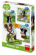 Jigsaw Little Mole in the Meadow 3-in-1 - Puzzle