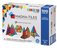 Magna-Tiles 100 priehľadná - Stavebnica