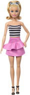 Barbie Model - Pink skirt and striped top - Doll