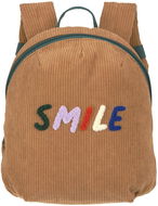 Lässig Tiny Backpack Cord Little Gang Smile caramel - Backpack