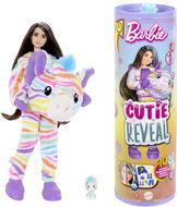 Barbie Cutie Reveal Barbie Colorful dreams zebra with accessories and 10 surprises - Doll