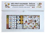 Kalendár magnetický - Škôlka 114 ks magnetiek - Nástěnný kalendář