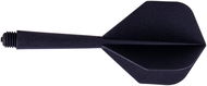 Windson Flightshaft 1/4 Black - Dart Flights