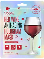 SOO'AE Red Wine Anti-Aging Hologram Mask 25 g - Pleťová maska