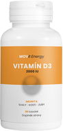 MOVit Vitamín D3 2000 I.U., 50 ucg, 90 toboliek - Vitamín D3