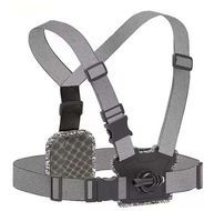 Telesin chest belt with two sports camera grips, grey - Action Camera Accessories