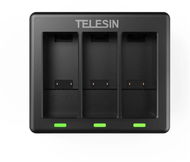 Telesin 3-slot charger for GoPro Hero 9 / 10 / 11 / 12, black, TEL71012 - Action Camera Accessories