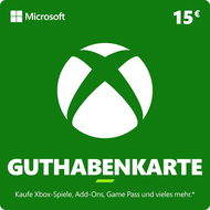 Xbox Live Geschenkkarte im Wert von 15 Eur - Prepaid-Karte