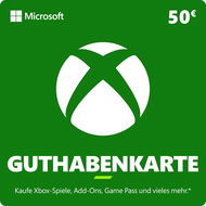 Xbox Live Geschenkkarte im Wert von 50 Eur - Prepaid-Karte