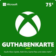 Xbox Live Geschenkkarte im Wert von 75 Eur - Prepaid-Karte