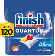 Finish Quantum All in 1 Lemon Sparkle 120 pcs - Dishwasher Tablets