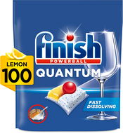 FINISH Quantum All in 1 Lemon Sparkle 100 pcs - Dishwasher Tablets