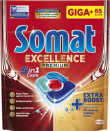 SOMAT Excellence 5in1, 65 pcs - Dishwasher Tablets