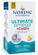 Nordic Naturals Ultimate Omega + CoQ10, 60 softgel kapsúl - Koenzým Q10