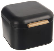 ORION BLACK Bread pan 21,5 × 20 × 14 cm sheet/bamboo - Breadbox