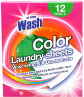 AT HOME WASH Washing Machine Wipes Color 12 pcs - Colour Absorbing Sheets