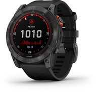 Garmin Fenix 7X Solar Slate Grey/Black Band - Smart Watch