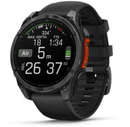 Garmin Fenix 8 47mm AMOLED Slate Gray Steel/Black Band - Chytré hodinky