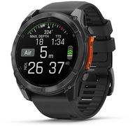 Garmin Fenix 8 51mm AMOLED Slate Gray Steel/Black Band - Chytré hodinky