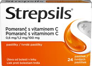 Strepsils Orange with vitamin C 24 pastilles - Léčivý přípravek