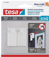 tesa - Nalepovací háčik na tapety a omietku, 0.5kg - Nalepovací klinec