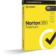 Norton 360 Platinum 100GB, VPN, 1 User, 20 Devices, 12 Months (Electronic License) - Internet Security