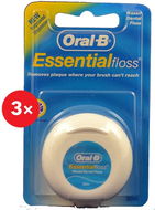 Oral-B Essential Floss 3× 50 m - Zubní nit