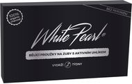 Bělič zubů WHITE PEARL Bělicí proužky Charcoal 28 ks - Bělič zubů