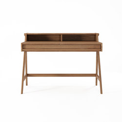 Tribute DESK TABLE with DRAWER & NICHES | Desks | Karpenter