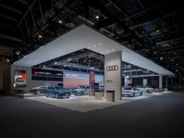 Beijing Auto Show 2024, AUDI AG, Trade fair exhibition stand | Manufacturer references | Wall Rapture