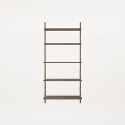 Shelf Library | H1852 Dark Oiled | Shelving | Frama