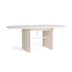 Pennon | Small Ash Pennon Table | Contract tables | L.Ercolani