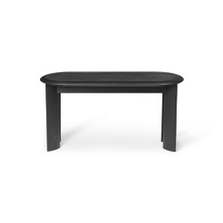 Bevel Bench - Black Oiled Oak | Benches | ferm LIVING