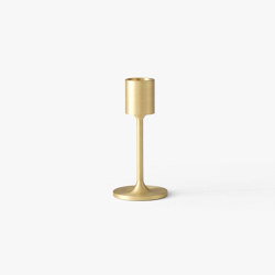 &Tradition Collect | Candleholder SC57 Brushed Brass | Candlesticks / Candleholder | &TRADITION