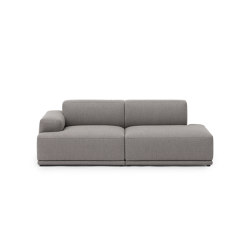 Connect Soft Modular Sofa | 2-Seater - Configuration 2 - Re-wool 128 | Sofas | Muuto