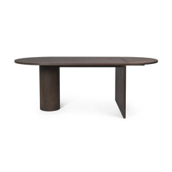 Pylo Dining Table - Dark Stained Oak | Dining tables | ferm LIVING