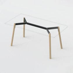 Y table frame | Trestles | modulor