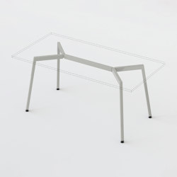 Y table frame | Trestles | modulor