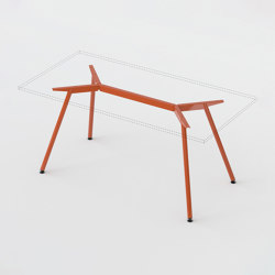 Y table frame | Trestles | modulor