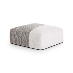 Mangas Outdoor Pouf White | Poufs | GAN