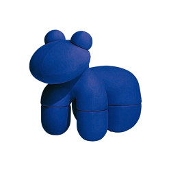 Pony, upholstery: electric blue | Poufs | Eero Aarnio Originals