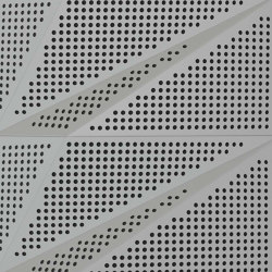 Tora Panel White Lacquer Matte With 2cm Perforation | Acoustic ceiling systems | Mikodam