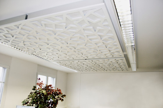 MDF design | Ceiling Elements | Ceiling panels | Bruag