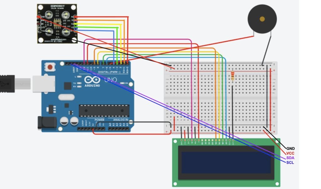 Color Sensor for Color Blindness / Arduino Projects