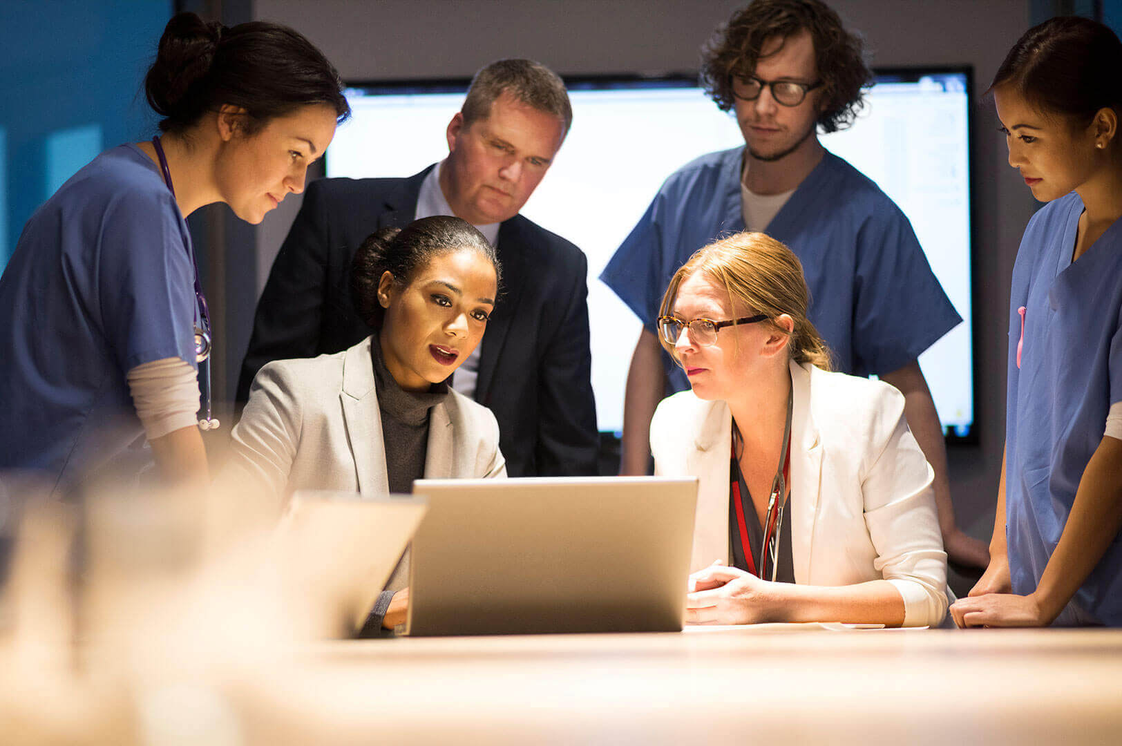 doctors and nurses working together