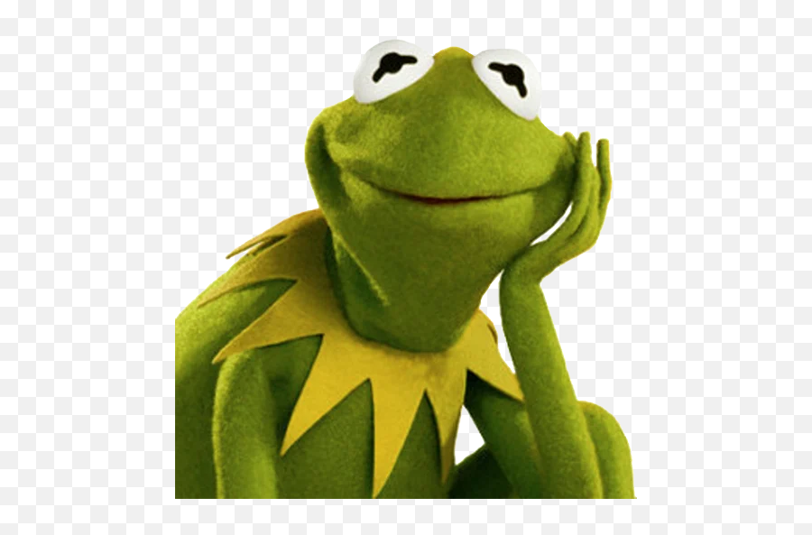 New Stickers Memes Kermit - Kermit The Frog Posing Emoji,Kermit The ...