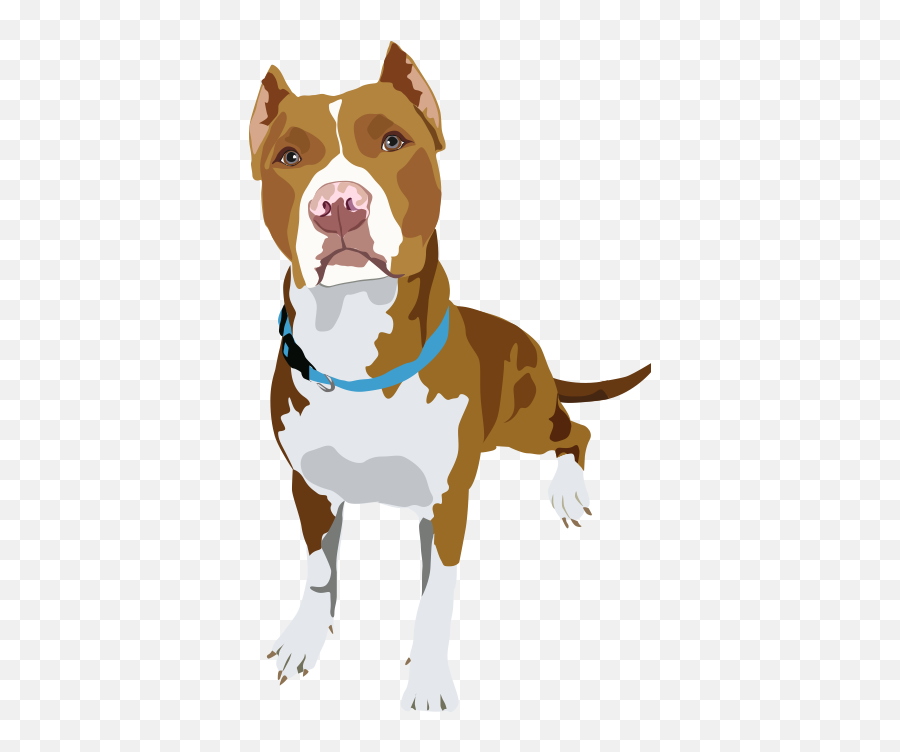 Dibujos De Perros - Desenho Pit Bull Png Emoji,Pit Bull Emoji - Free ...