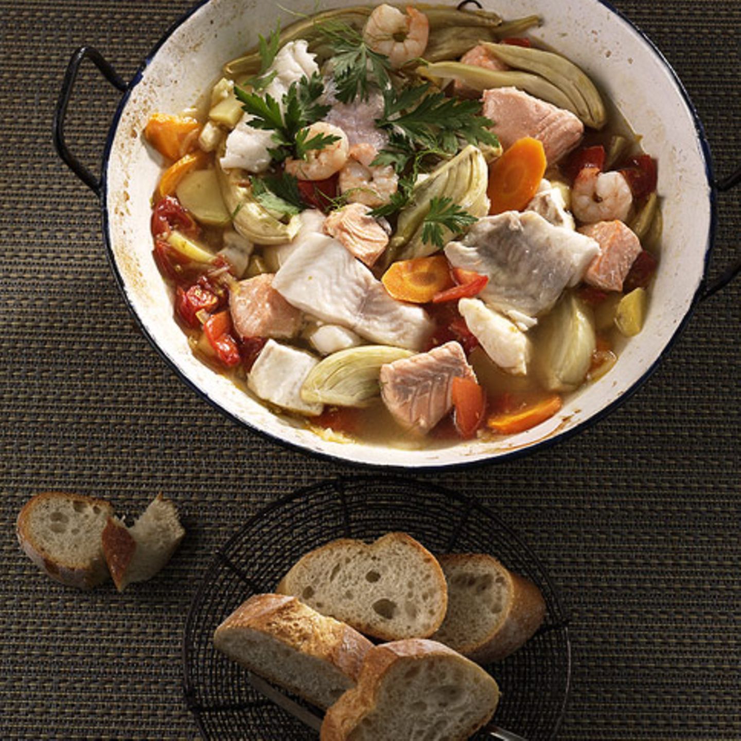 Ofen-Bouillabaisse