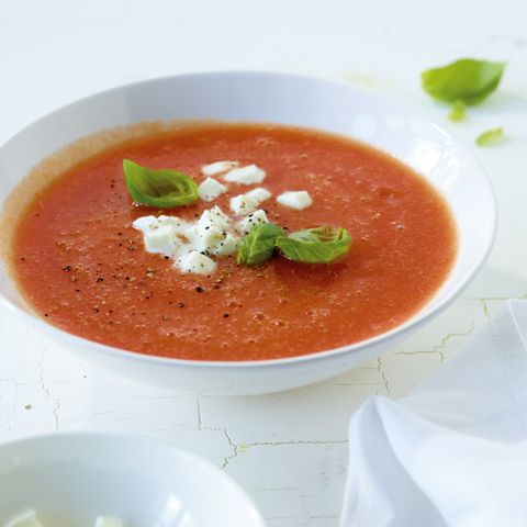 Tomatensuppe alla caprese