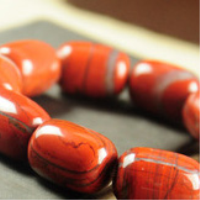 Natural Brazilian warring states red agate bracelet 15 * 20 barrels of bead bead string Men and women fashion factory direct sale